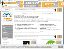 Tablet Screenshot of linux-shop.info